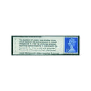 GB 1971 3p ultramarine one broad band (ex1 wedgewood booklet spec. UEP1a) SG X855 variety V855A