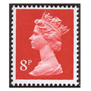 GB 1979 8p Very weak phosphor band: a few small patches of phosphor. SGX879 variety