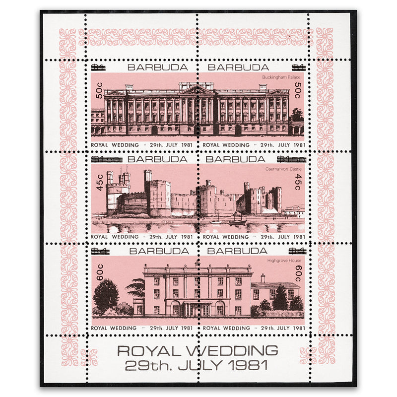 Antigua-Barbuda 1983 45c & 50c stamps transposed, Ryl Wedd