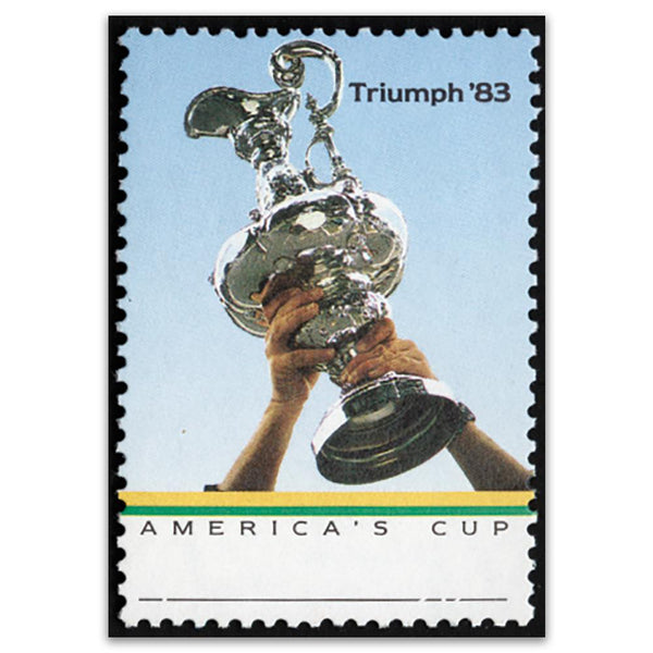 Australia SG1038a 36c America's Cup Trophy. 1986  Grey Omitted VAUS1038