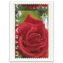 Australia 1994 45c Rose, Misplacement of horiz. perfs