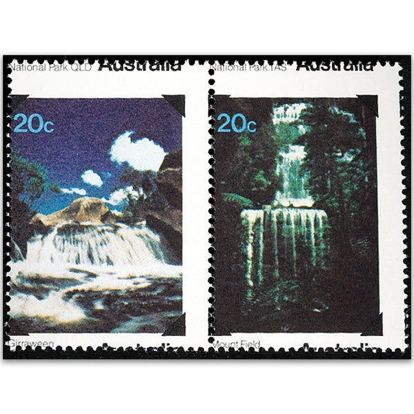 1979 Australia 20c National Parks misplaced perfs u/m horiz pair VAUS713A