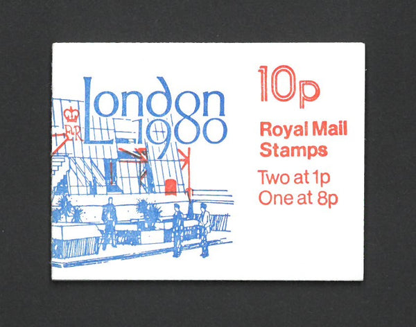 GB 1980 (Jan) "London 1980" Stamp Exhibition booklet Miscut pane SG F11a Booklet VBF11A