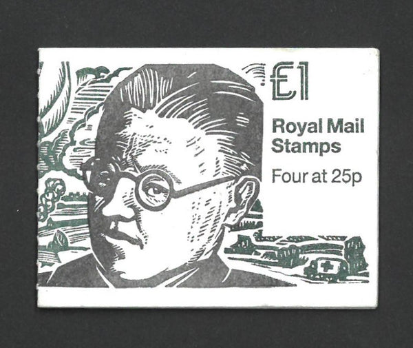 GB 1994 £1 Phosphor Omitted. Fine Fresh Booklet Containing 4 x SG Y1677. SG FH39 VBFH39