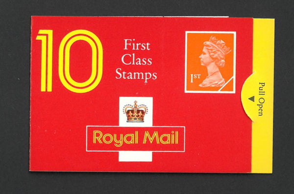 GB 1992 £2.40 1st Class Stamp Book Blind Perf Between Stamps 4 & 5. SGHD6 VBHD6