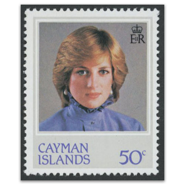 Cayman Islands 1982 21st birthday wmk inverted, superb u/m