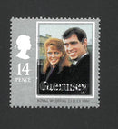 Guernsey 1986 14p Royal Wedding Colour Misplacement SG369 VGUE369