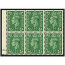 GB  1/2d Cylinder E65 dot, trimmed at top u/m