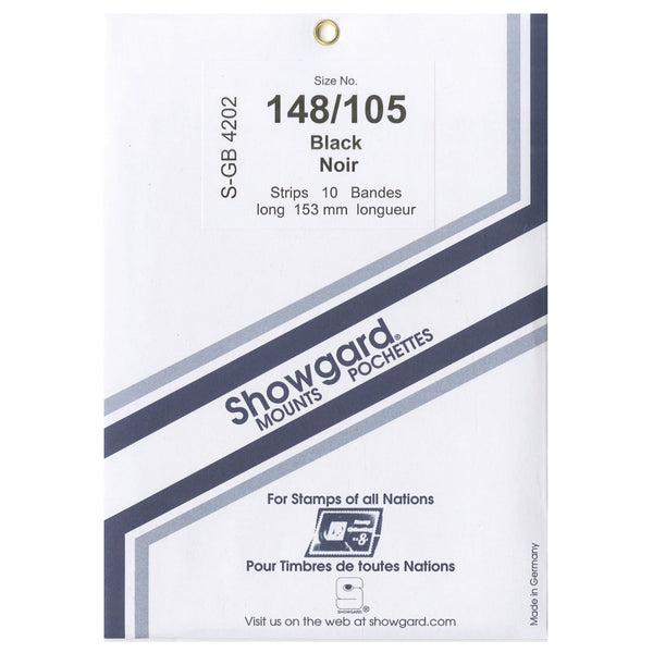 Showgard Mounts 148 x 105mm Black (Per 10) WSB148105