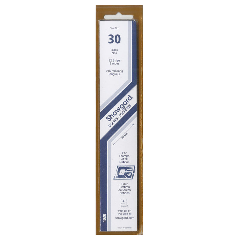 Showgard Mounts 30mm Black Strip (Per 22) WSB21030