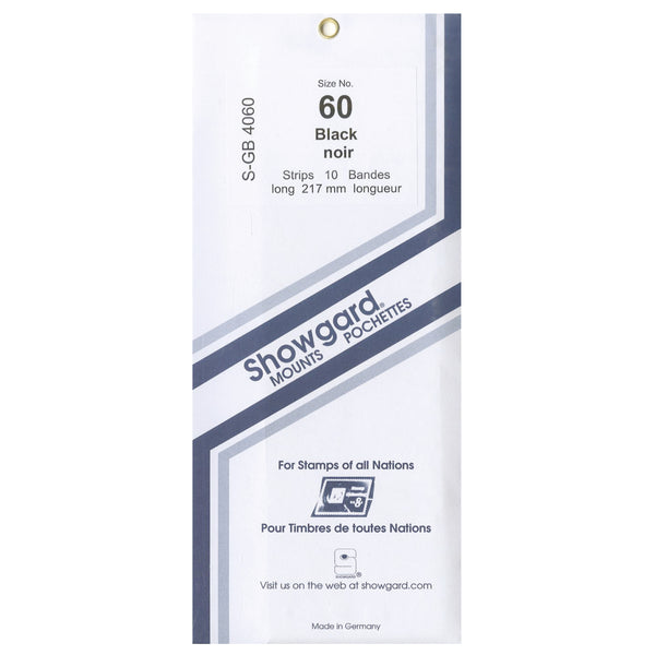 Showgard Mounts 60mm Black Strip (Per 10) WSB21060
