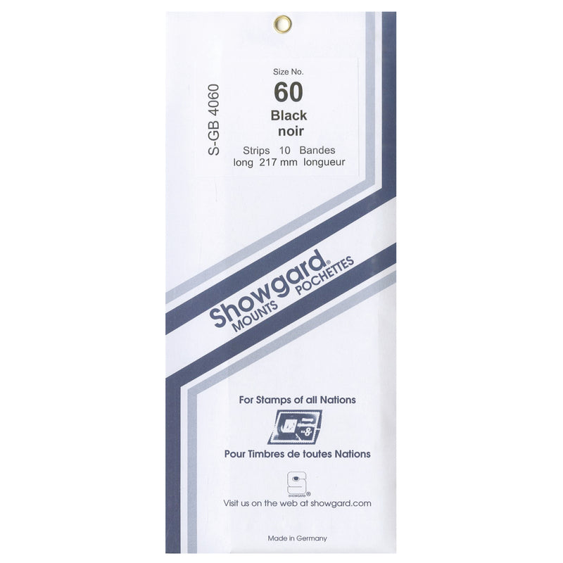 Showgard Mounts 60mm Black Strip (Per 10) WSB21060