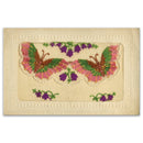 WWI Silk Postcard - Butterflies