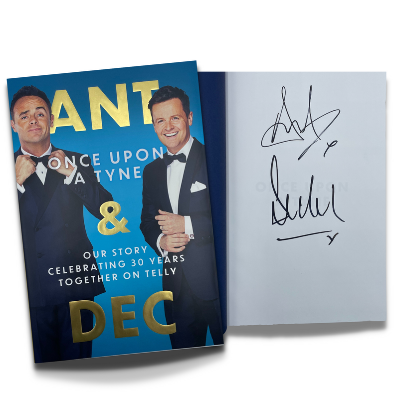 Ant & Dec Hand  Signed Book