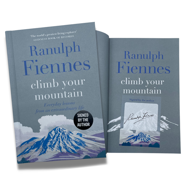 Ranulph Fiennes Hand Signed Book